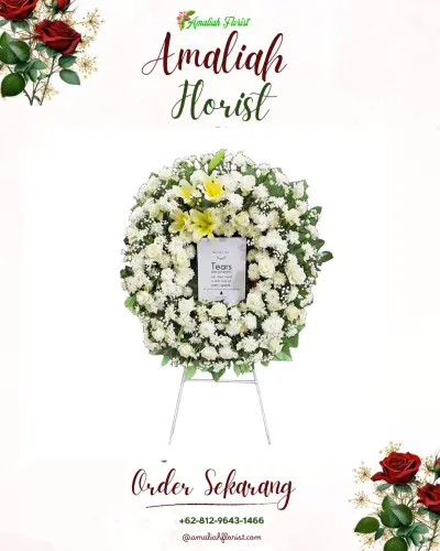 Krans Bunga Duka Cita di Jebed Selatan