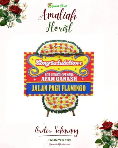 Bunga Papan Congratulation di Jebed Selatan